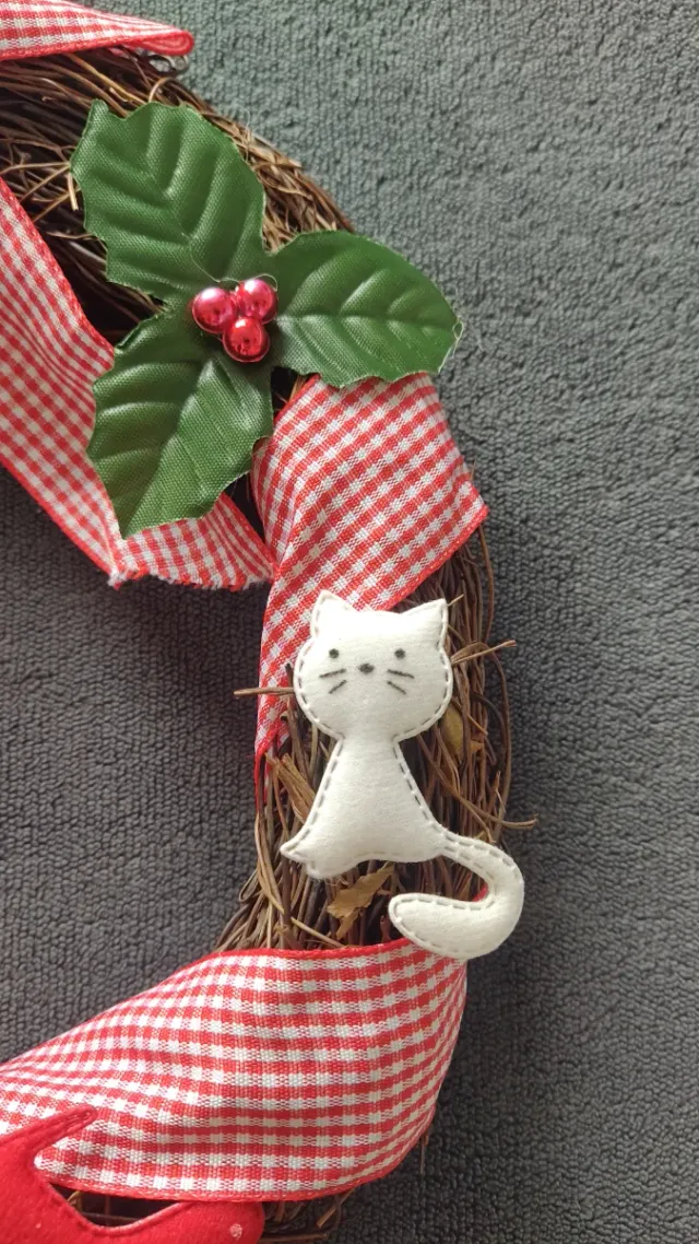 Corona natalizia per animali domestici