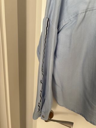 Camisa oversize Zara azul Talla XS