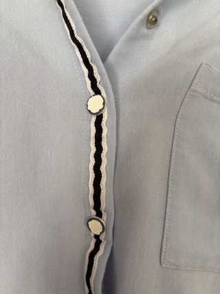 Camisa oversize Zara azul Talla XS