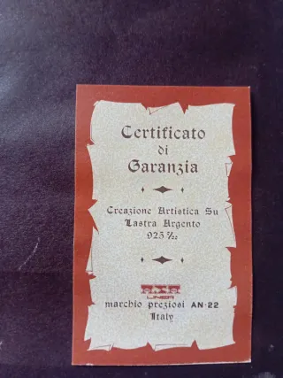 Quadro vintage con angelo