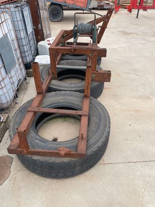 Rastra de gomas o ruedas agricola