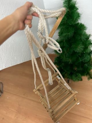 Hamaca infantil de madera