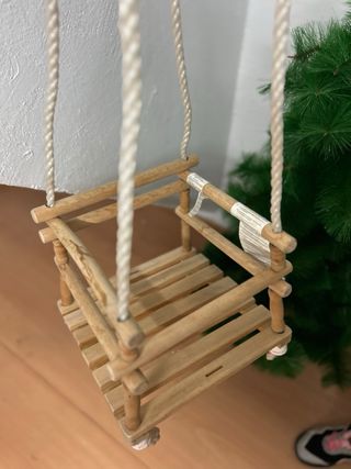 Hamaca infantil de madera