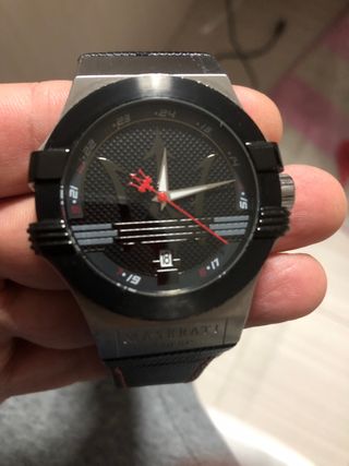 Reloj Maserati Corse Negro y Plateado