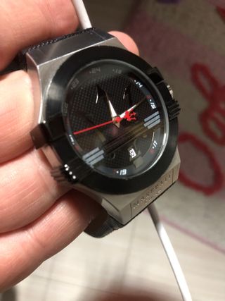 Reloj Maserati Corse Negro y Plateado
