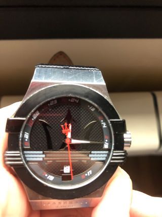 Reloj Maserati Corse Negro y Plateado