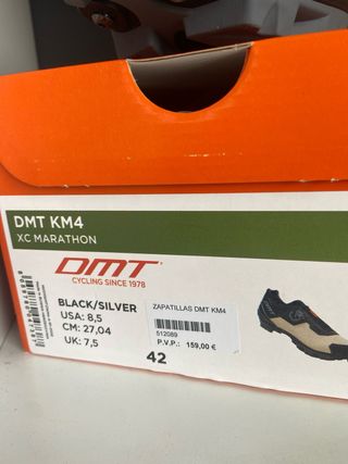 Zapatillas DMT KM4 XC Marathon Talla 42