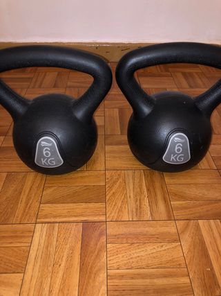 2 Mancuernas Rusas 6 kg