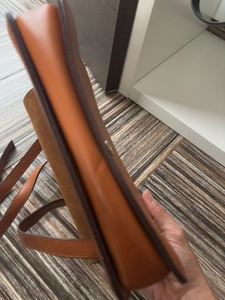 Bolso Antelina piel marrón