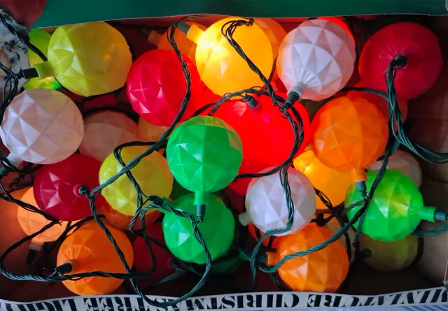 Luci di Natale Vintage