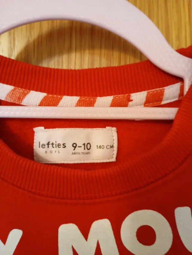 Sudadera Mickey Mouse Navidad 10 años