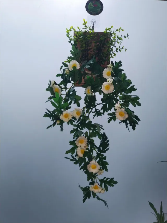 Flores falsas decorativas de madera