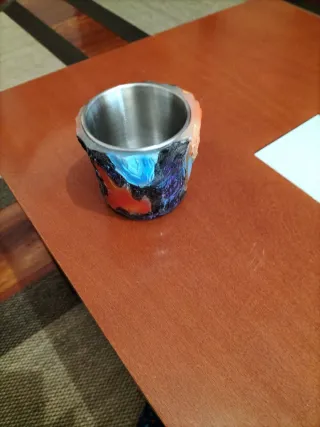 Tazza da caffè con design di minerali