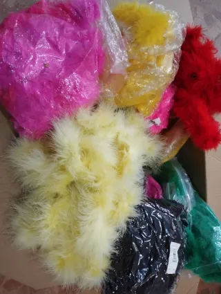 Plumas Marabú Colores - 200 metros