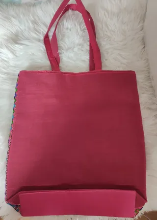 Bolso de mano bordado elefantes