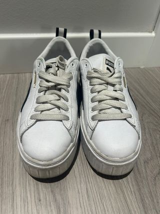 Zapatillas Puma Blancas Plataforma