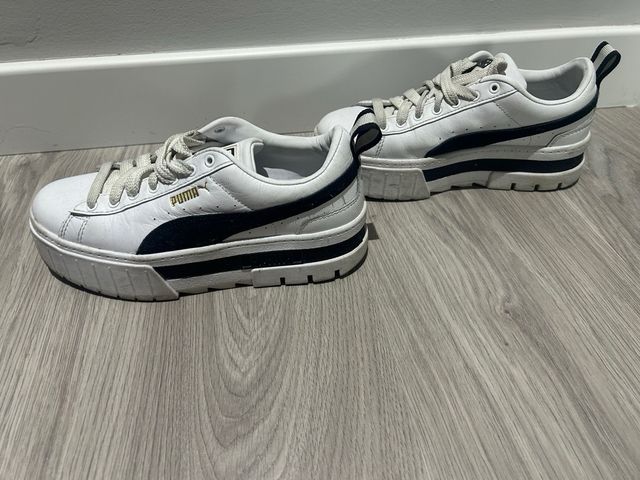 Zapatillas Puma Blancas Plataforma