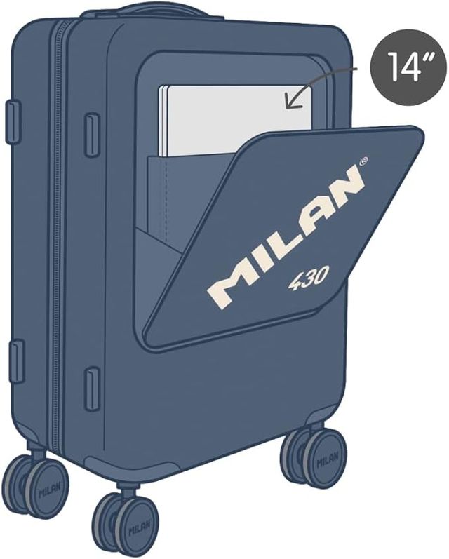 Maleta Cabina Rígida Milan 55cm