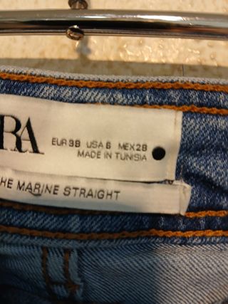 Vaquero marca Zara