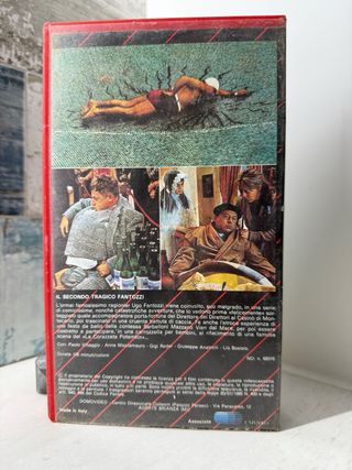 VHS Il Secondo Tragico Fantozzi - Paolo Villaggio