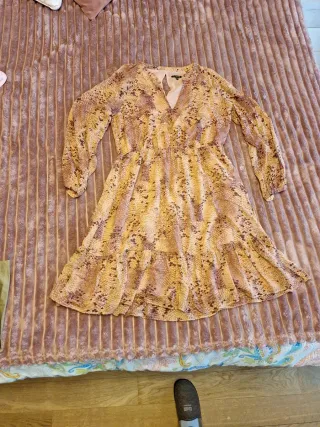 Vestido largo estampado