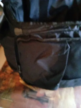 Bolso de viaje rectangular negro