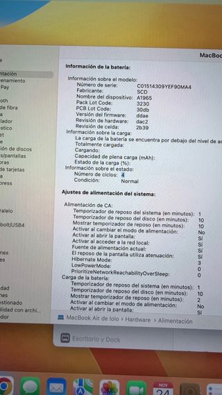 MacBook Air 2019 Gris Espacial