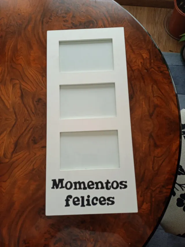 Marco triple fotos Momentos felices