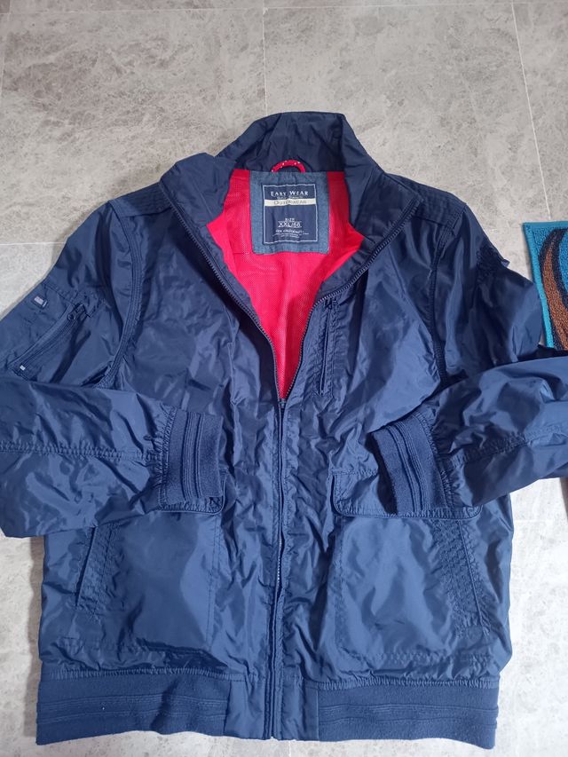 Giacchetta Uomo Taglia XXL Blu e Rosso