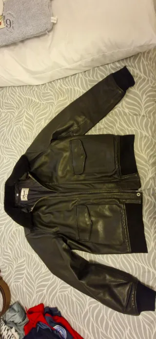 Cazadora Schott Piel Negra