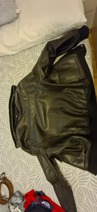 Cazadora Schott Piel Negra