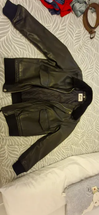 Cazadora Schott Piel Negra