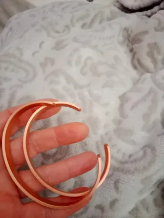 Pulseras de cobre 100% preciosas.