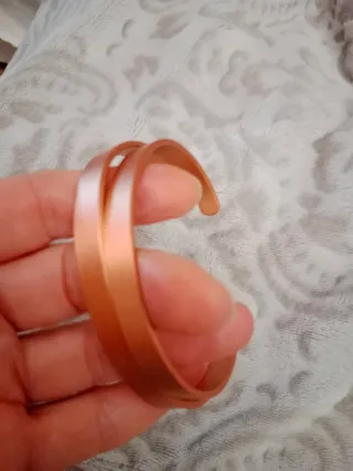 Pulseras de cobre 100% preciosas.