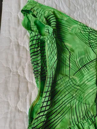 Vestido vintage años 80 verde