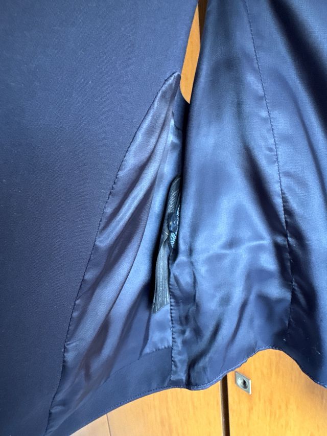 Chaleco de vestir azul marino Mango