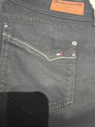 Pantalón vaquero mujer Tommy Hilfiger negro