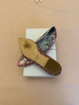 Bailarinas brillo de la marca de flores y floreros