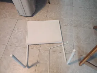 Mesa plegable blanca ancho 52 alto 39