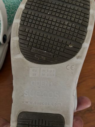 Zuecos Sanitarios Suecos Talla [Talla] - ¡Como Nue