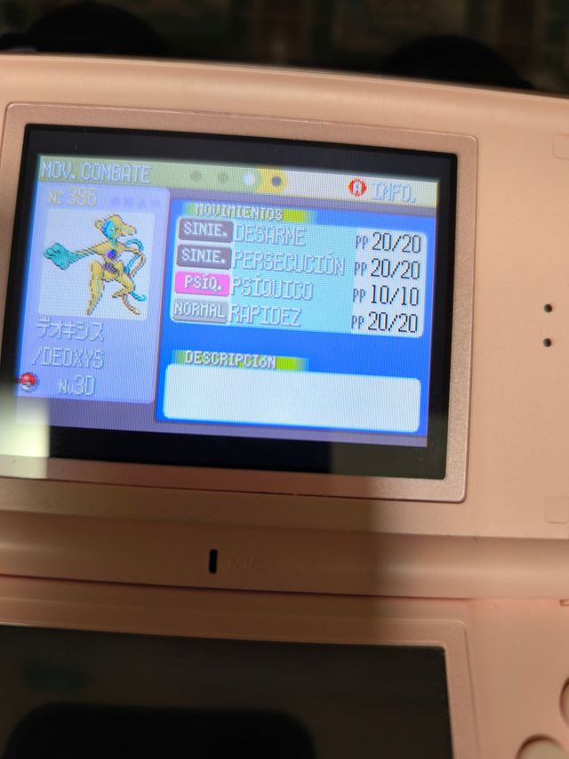 Pokémon Zafiro con Pokedex Completa y Pila Nueva