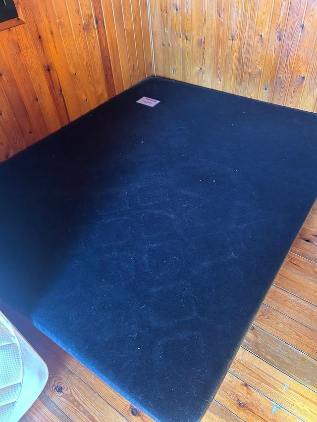 Base Cama Tapiflex 140x200 Tela Negra