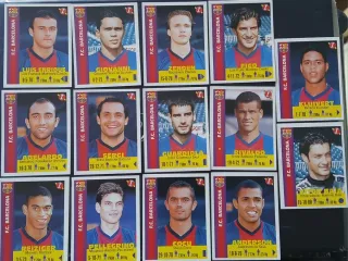 Lote cromos F.C. Barcelona 1999 EQUIPOS DE EUROPA