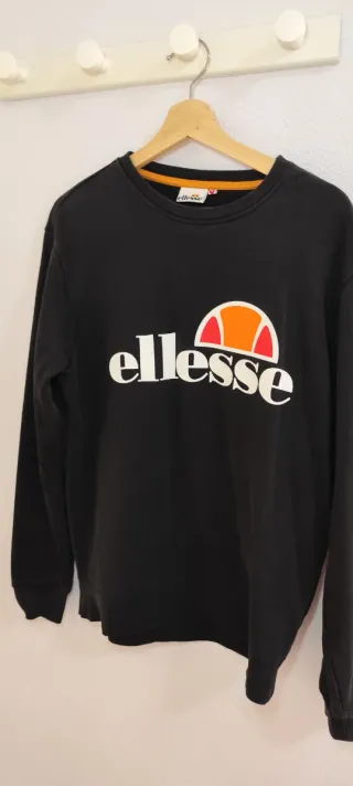 Sudadera Ellesse Negra Manga Larga
