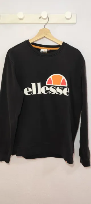 Sudadera Ellesse Negra Manga Larga