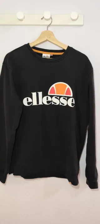 Sudadera Ellesse Negra Manga Larga