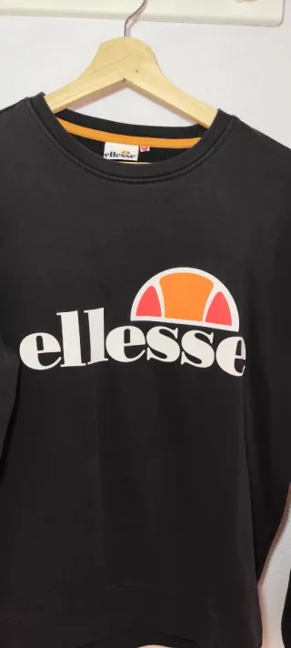 Sudadera Ellesse Negra Manga Larga