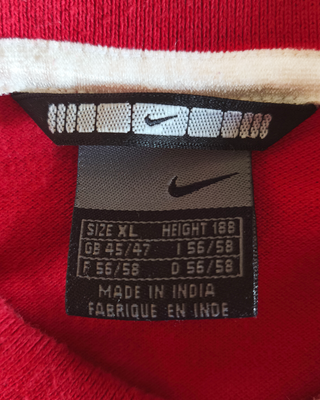 Polo Nike Rojo Talla XL