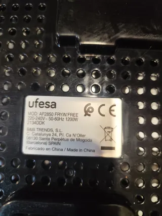 Freidora de aire Ufesa