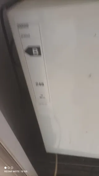 Arcón congelador funcionando